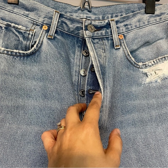 Citizens of Humanity Sample Jeans Milo Button Fly Straight Leg sz 27 sz 30 - Picture 3 of 16